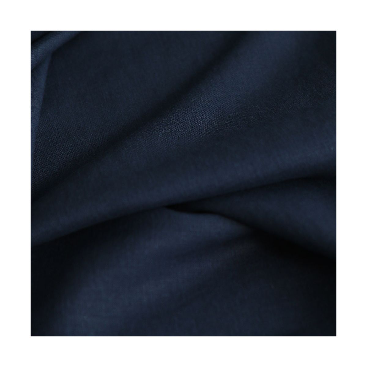 Lin lavé fin coloris bleu marine Lin lavé fin coloris bleu marine