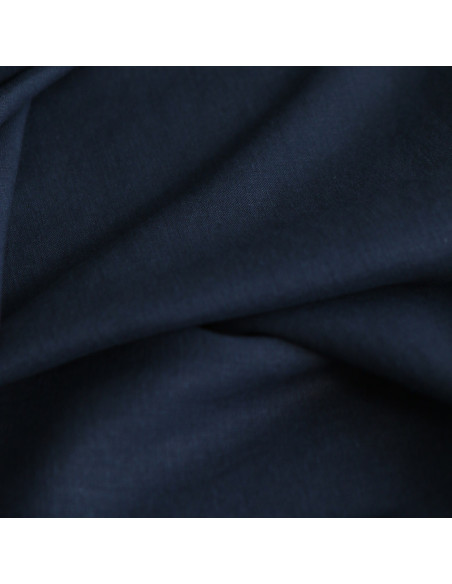 Lin lavé fin coloris bleu marine