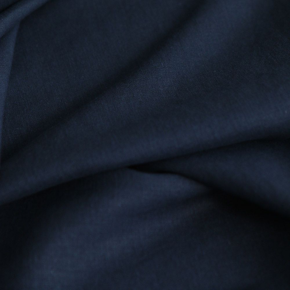 Lin lavé fin coloris bleu marine