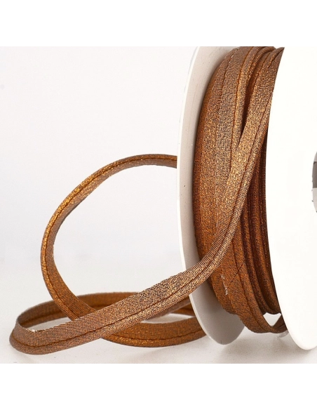 Passepoil à coudre métallisé CUIVRE x 1m