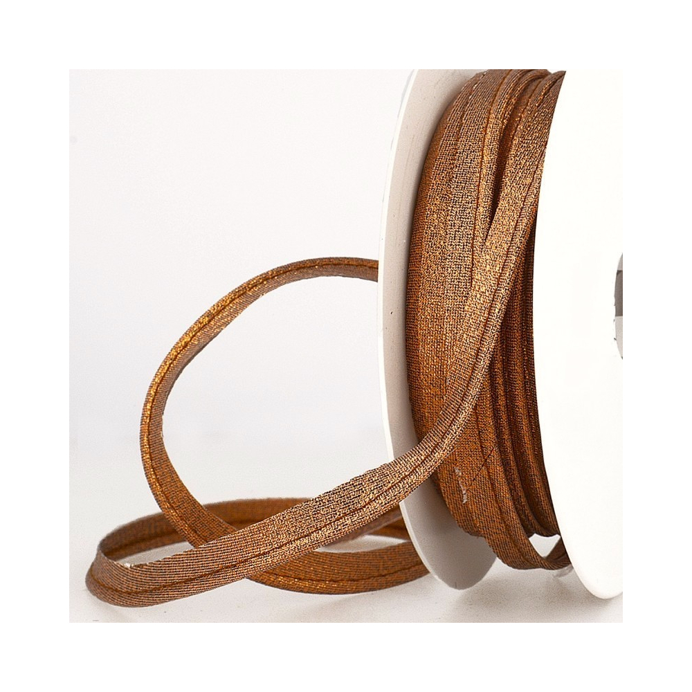 Passepoil à coudre métallisé CUIVRE x 1m