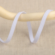 Elastique plat souple 5mm blanc x 1m Elastique plat souple 5mm blanc x 1m