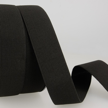Elastique plat 20mm noir x1m Elastique plat 20mm noir x1m
