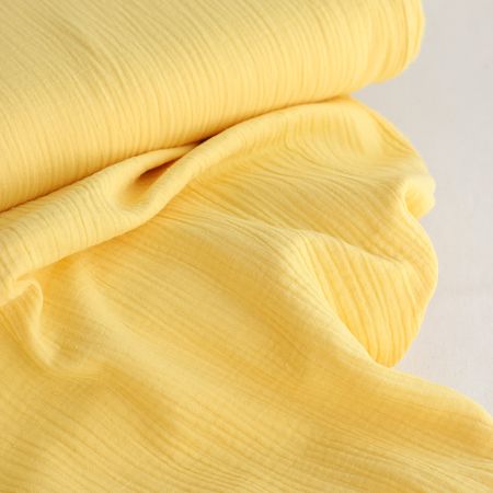 copy of Double gaze de coton unie camel