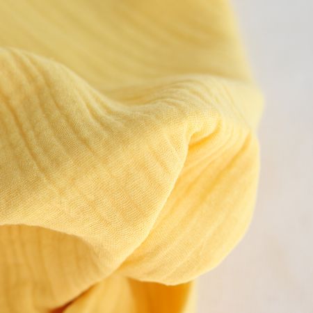 copy of Double gaze de coton unie camel