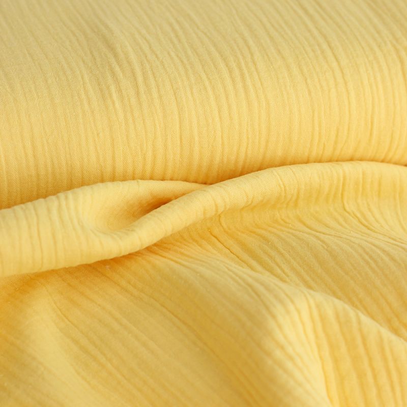 copy of Double gaze de coton unie camel