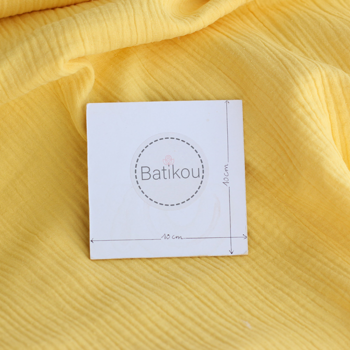 copy of Double gaze de coton unie camel