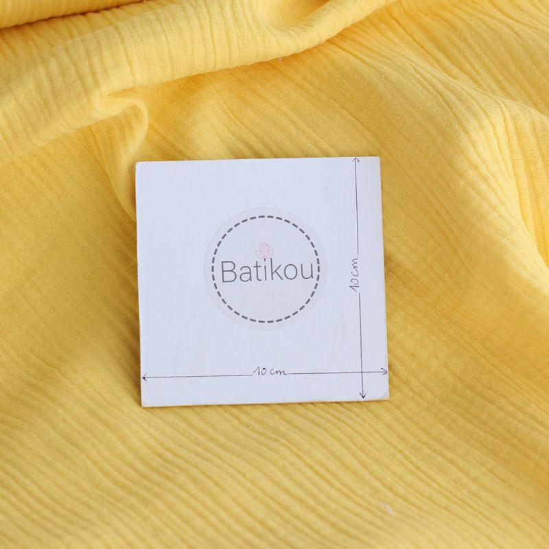 copy of Double gaze de coton unie camel