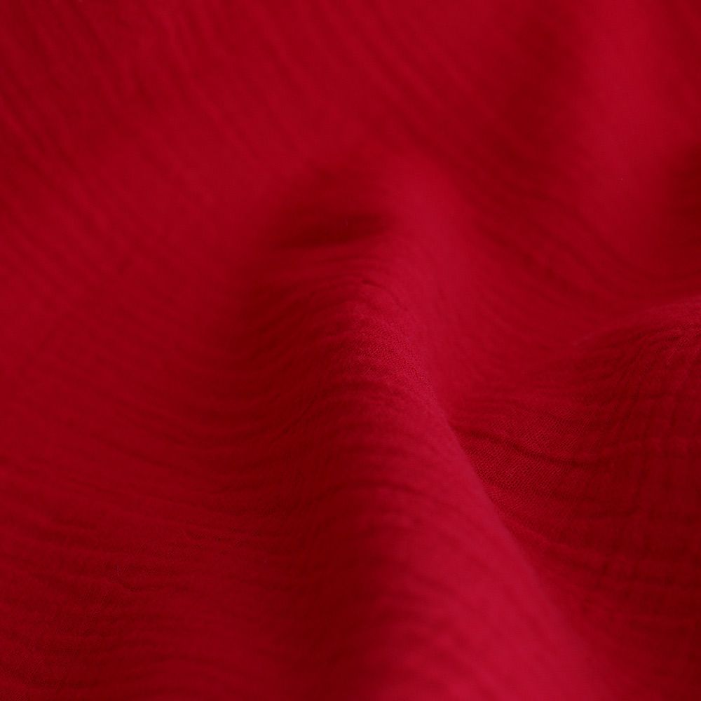 copy of Double gaze de coton unie jaune citron