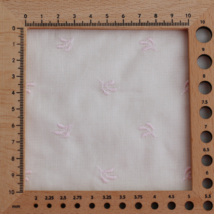 copy ofAlexane - Popeline coton organique fleuri rose et vert