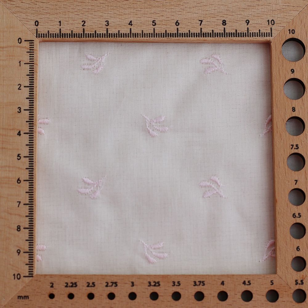 copy ofAlexane - Popeline coton organique fleuri rose et vert