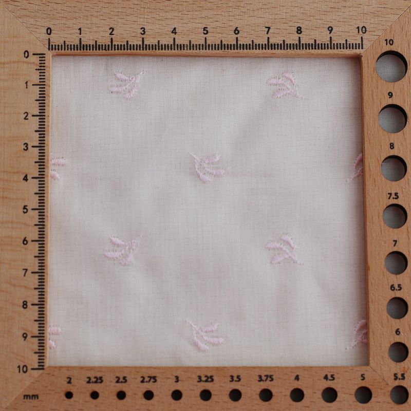 copy ofAlexane - Popeline coton organique fleuri rose et vert