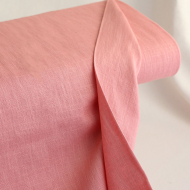 Lin lavé coloris Corail clair