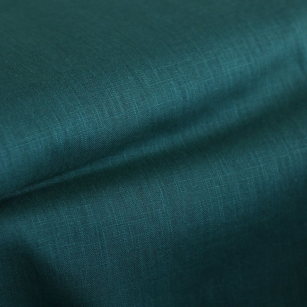 Lin lavé coloris vert cèdre