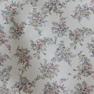 Stefie - Tissu sergé / twill de coton organique imprimé fleuri
