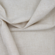 Chambray coton beige naturel uni Tissus issus de l'agriculture biologique  - 1