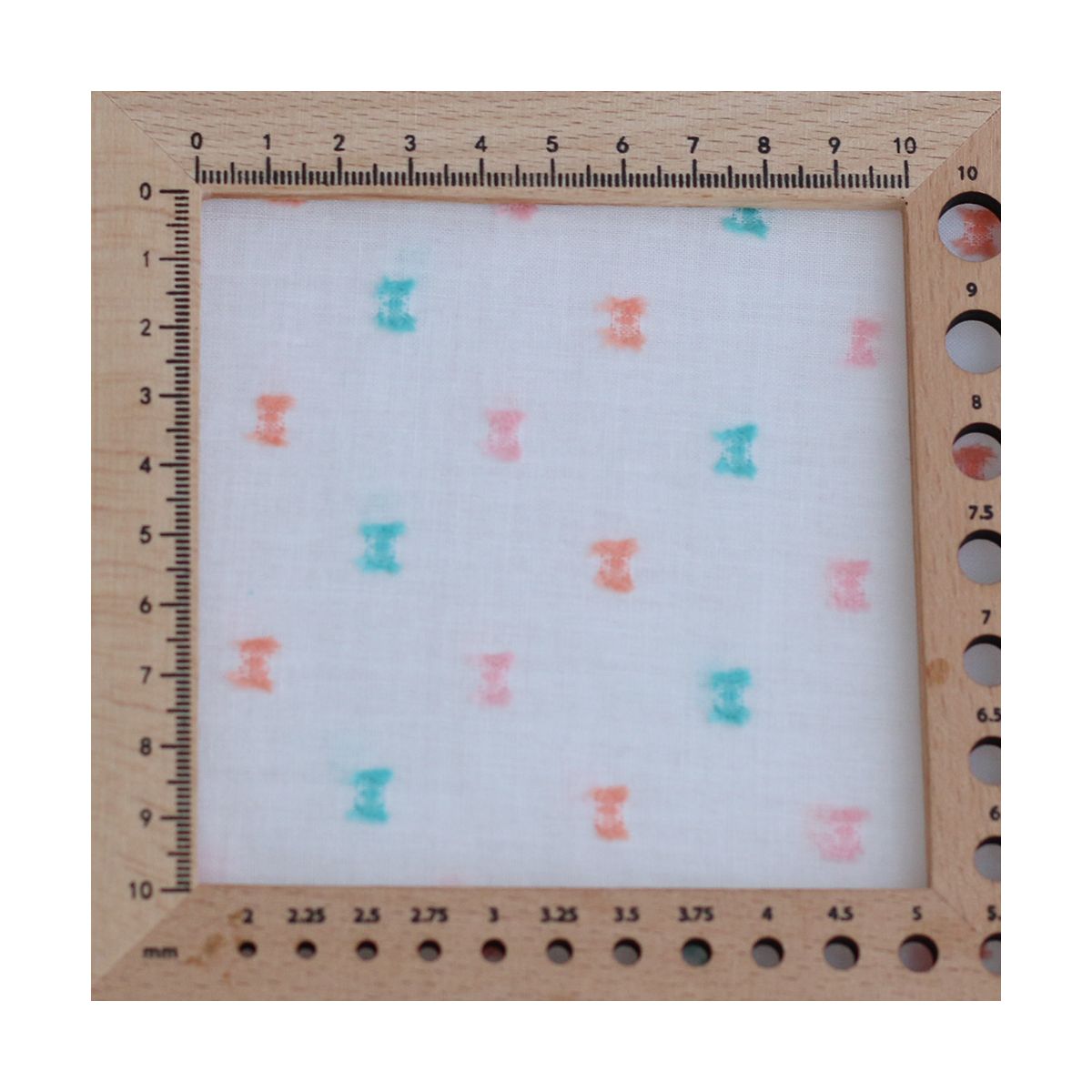 Plumetis coton multicolore