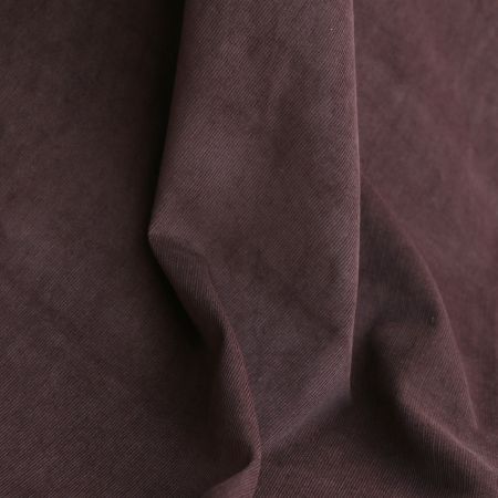 Velours milleraies coton organique coloris Chocolat Velours milleraies coton organique coloris Chocolat