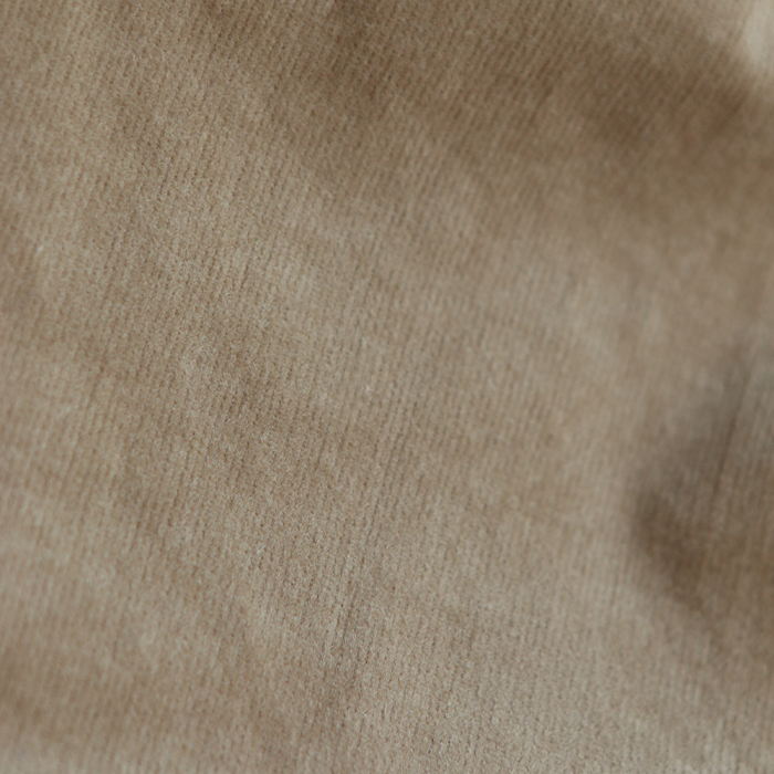 Velours milleraies stretch coton coloris beige machiatto