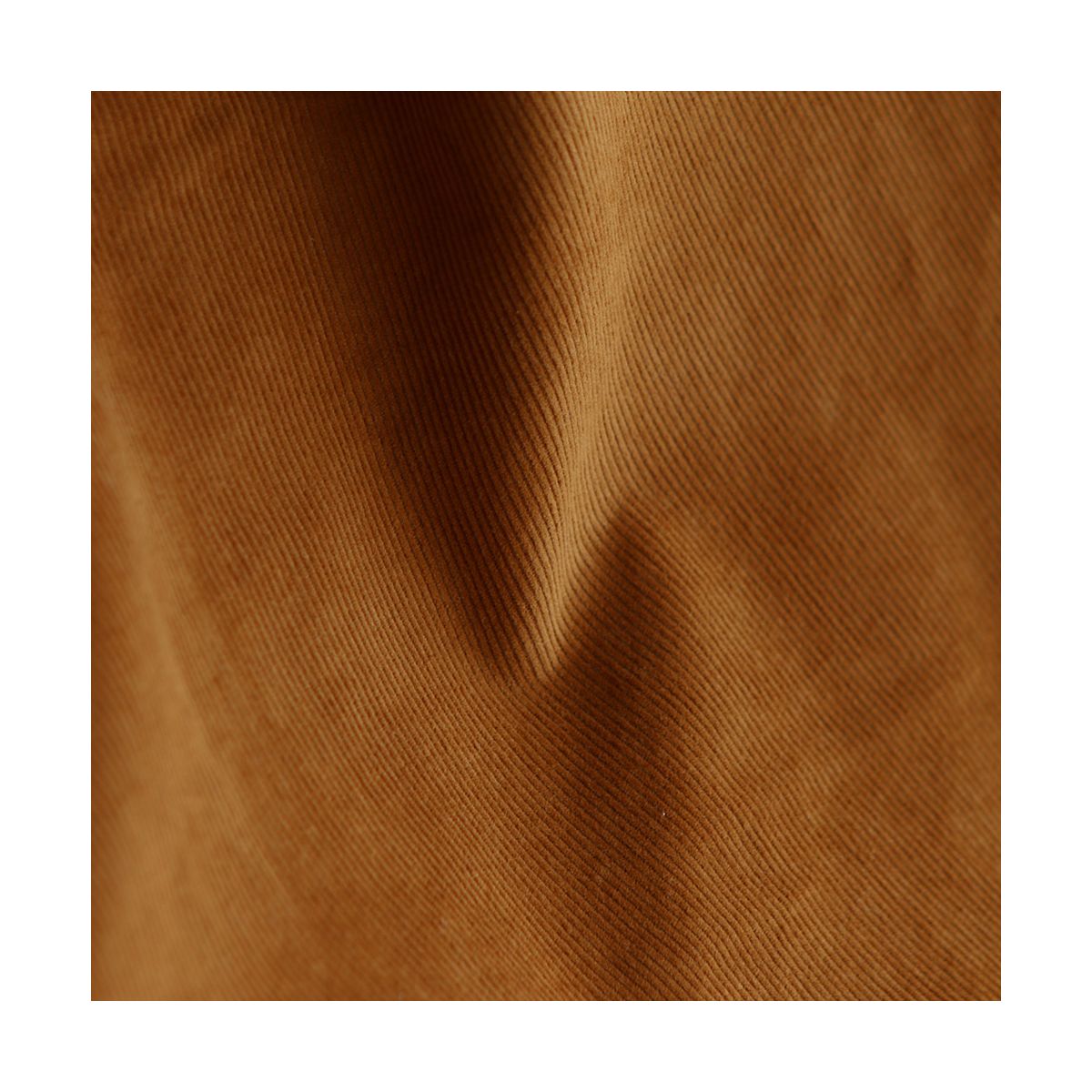 Velours milleraies coton organique coloris ambre