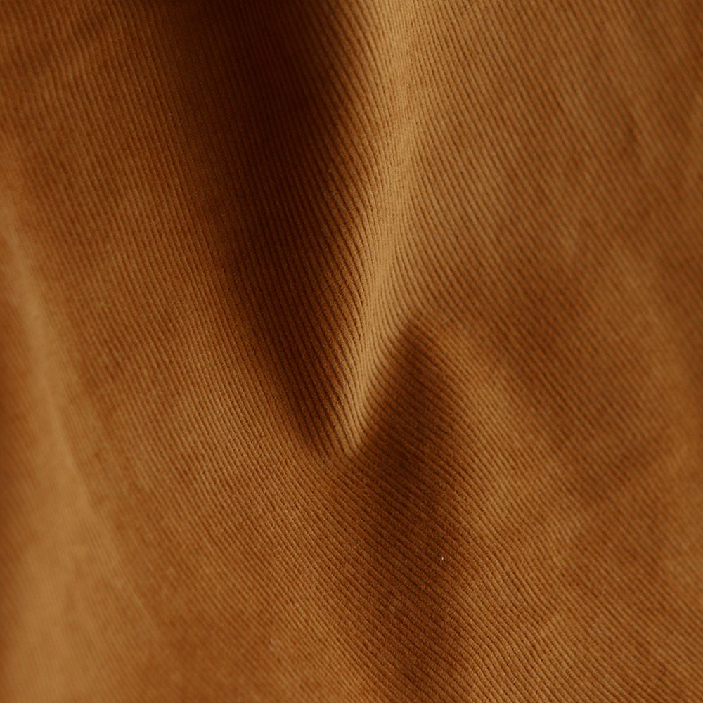 Velours milleraies coton organique coloris ambre