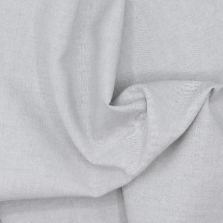 Chambray coton coloris gris perle Chambray coton coloris gris perle