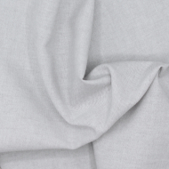Chambray coton coloris gris perle