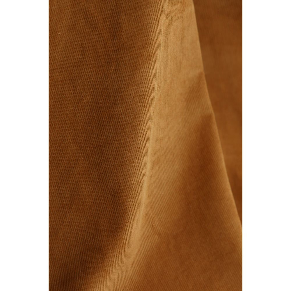 Velours milleraies coton organique coloris ambre