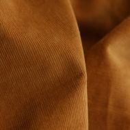Velours milleraies coton organique coloris ambre