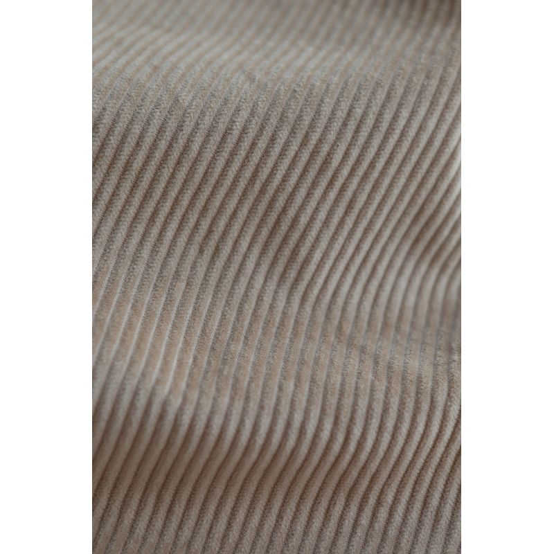 Velours à côtes coton organique coloris crème