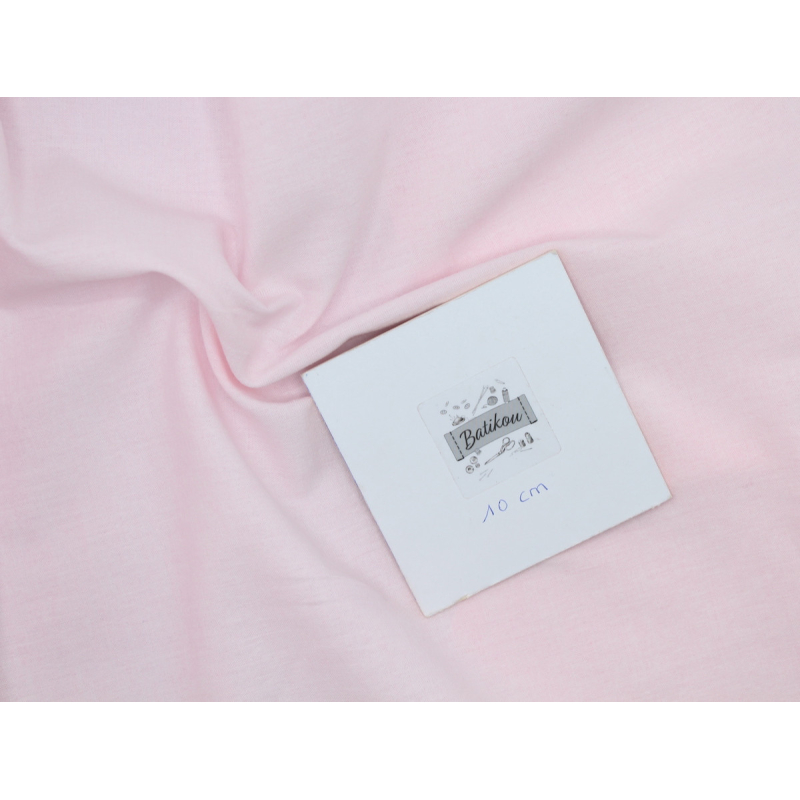 Chambray coton coloris rose layette