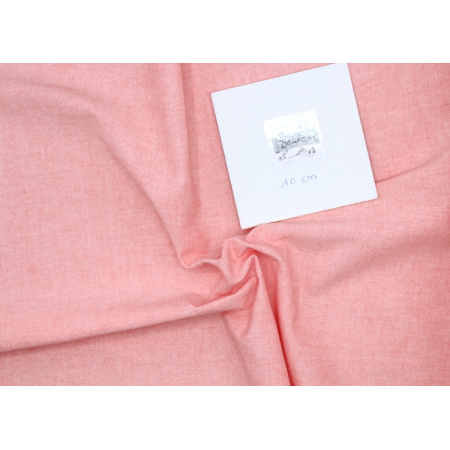 Chambray coton coloris corail Chambray coton coloris corail