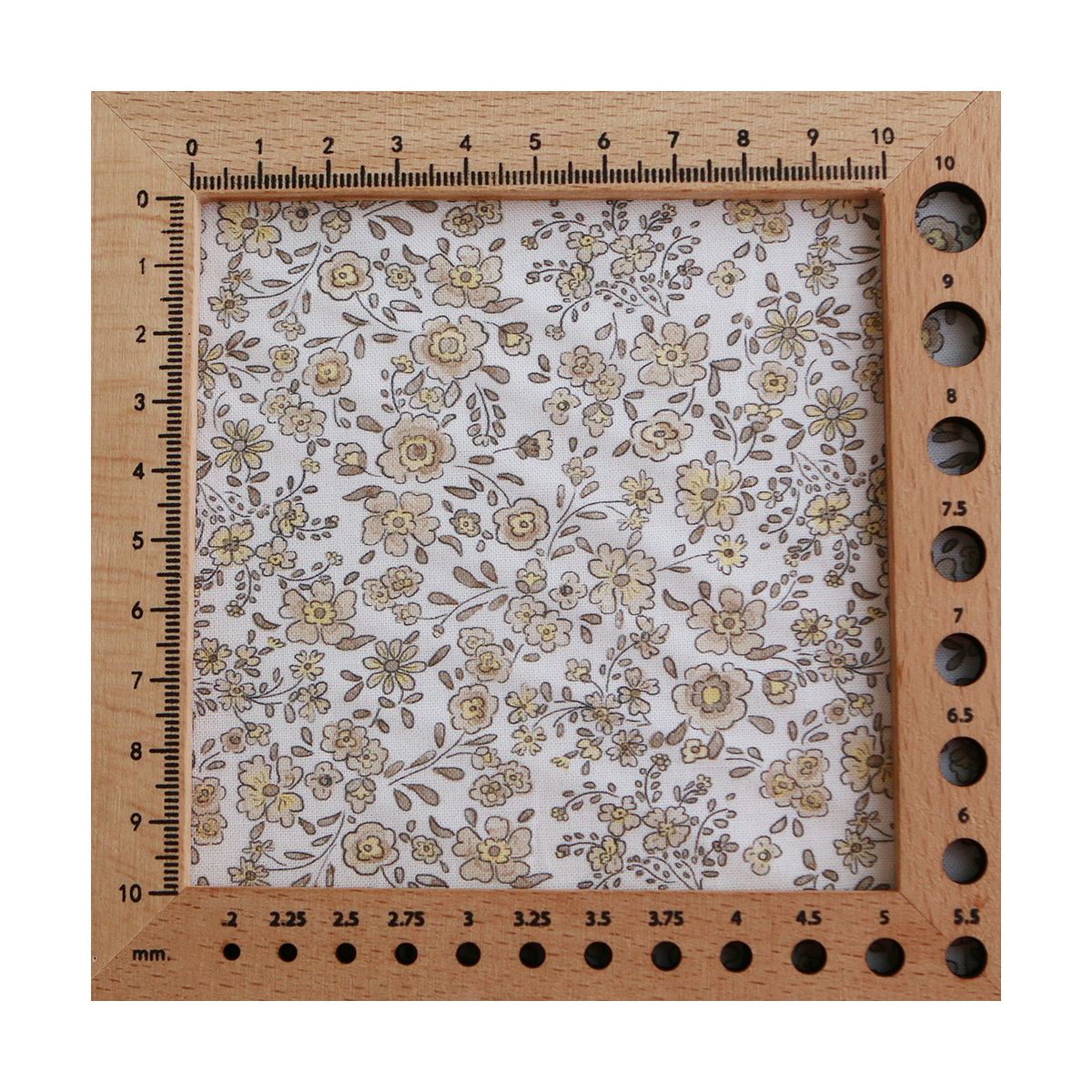 Suzanne - Popeline de coton douce qualité SWEET motif beige