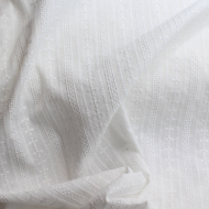 Broderie anglaise coton coloris naturel écru