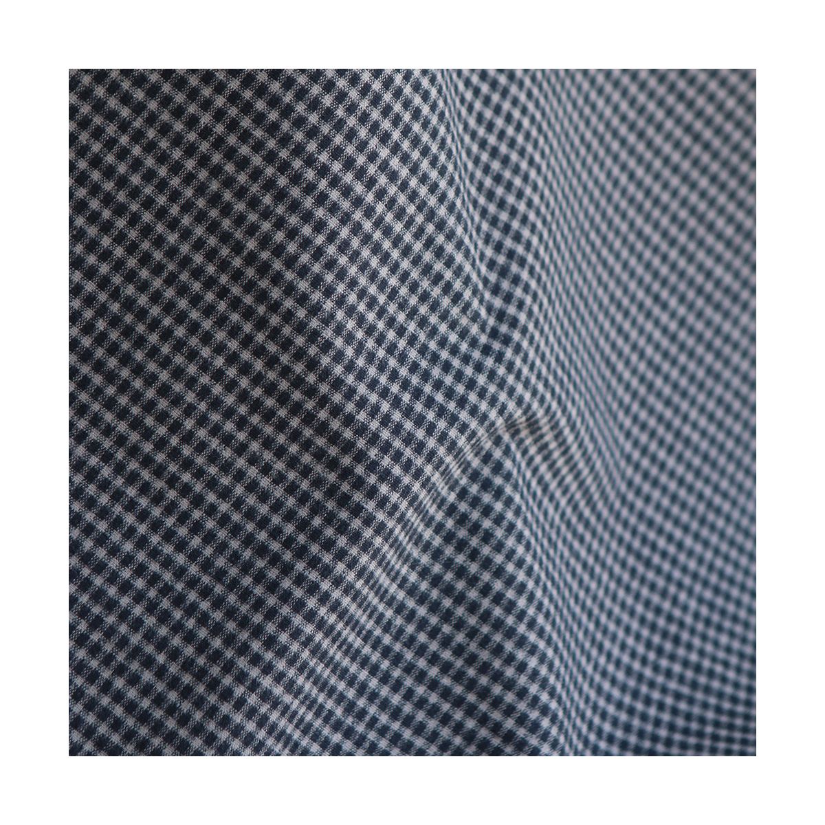 Billie - Coton gratté organique / flanelle imprimé carreaux tartan anthracite et taupe Billie - Coton gratté organique / flanelle imprimé carreaux tartan anthracite et taupe