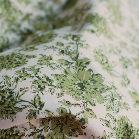 Anjali - Tissu indien en coton imprimé main Hand Block Artisanal Anjali - Tissu indien en coton imprimé main Hand Block Artisanal