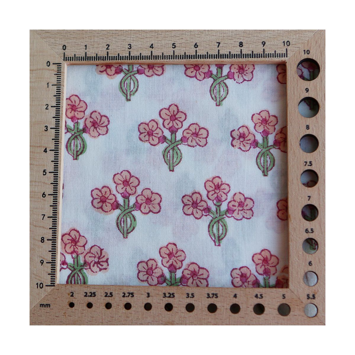 Reva - Tissu indien en coton imprimé main Hand Block Artisanal Reva - Tissu indien en coton imprimé main Hand Block Artisanal