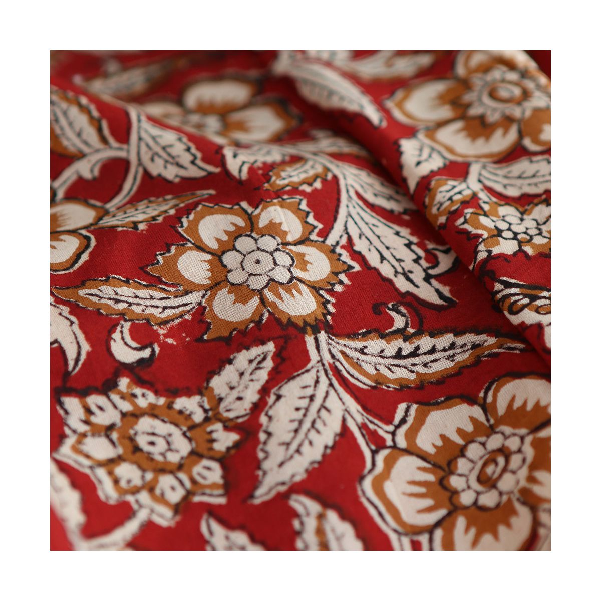 Laili - Tissu indien en coton imprimé main Hand Block Artisanal Laili - Tissu indien en coton imprimé main Hand Block Artisanal
