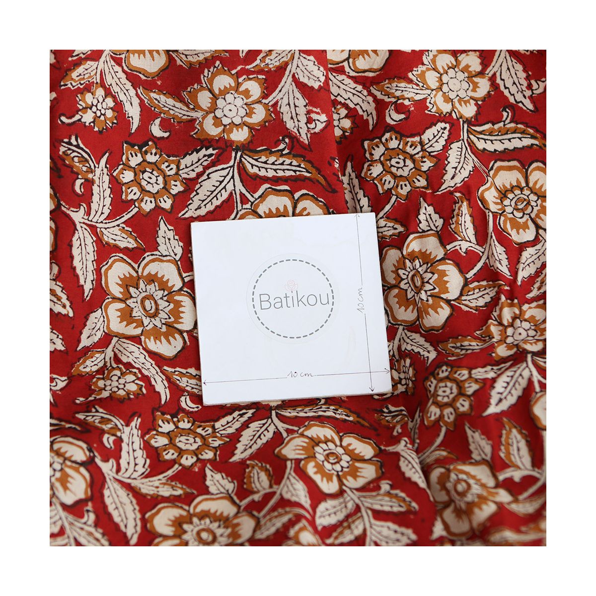 Laili - Tissu indien en coton imprimé main Hand Block Artisanal Laili - Tissu indien en coton imprimé main Hand Block Artisanal