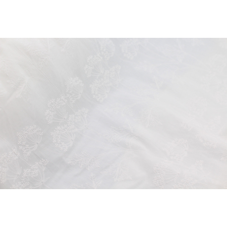Broderie anglaise coton coloris BLANC Broderie anglaise coton coloris BLANC