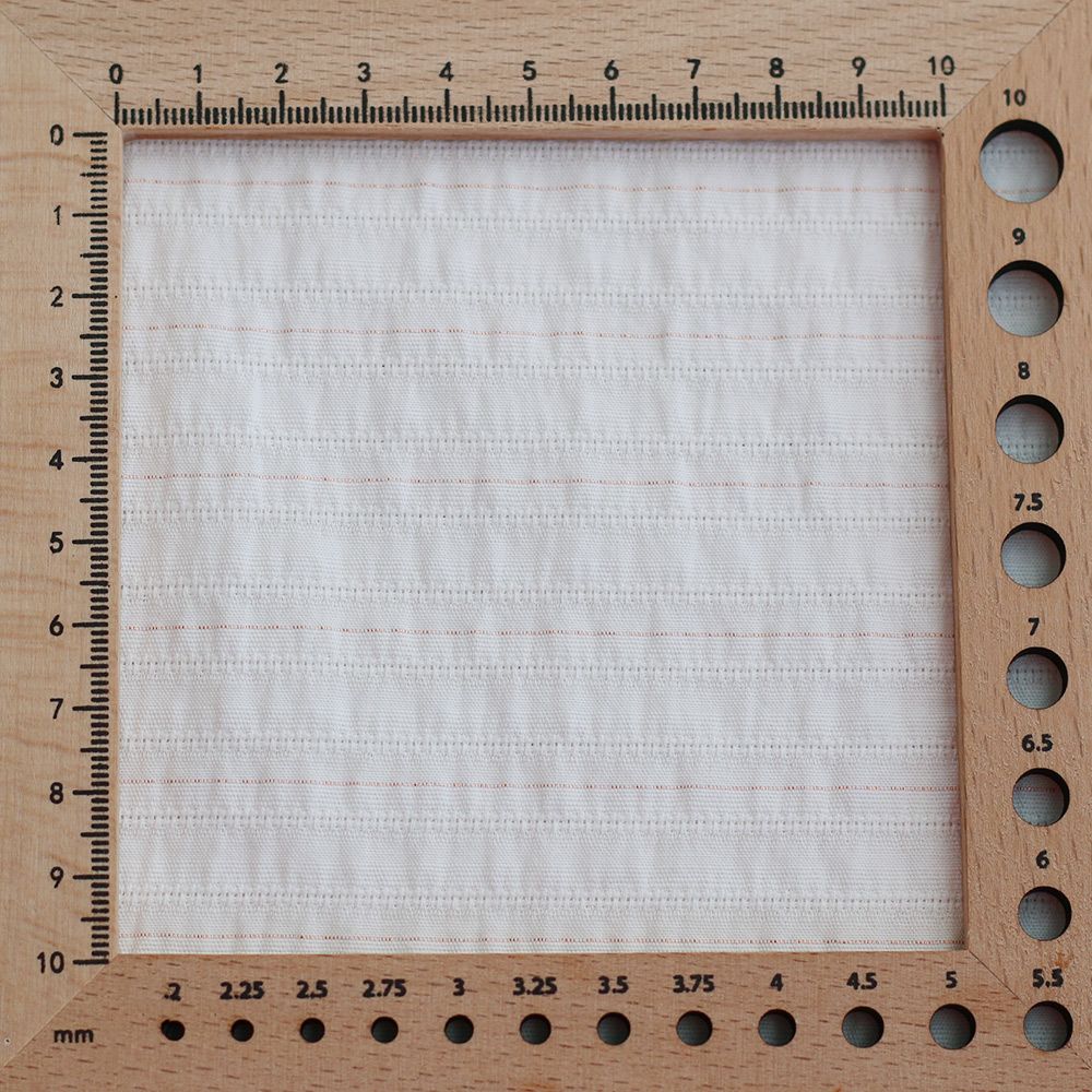 Tissu coton texturé / jacquard lurex métallisé rose