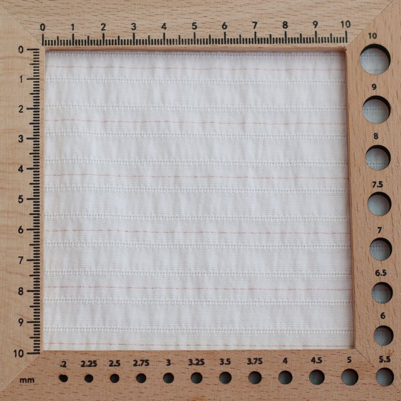 Tissu coton texturé / jacquard lurex métallisé rose