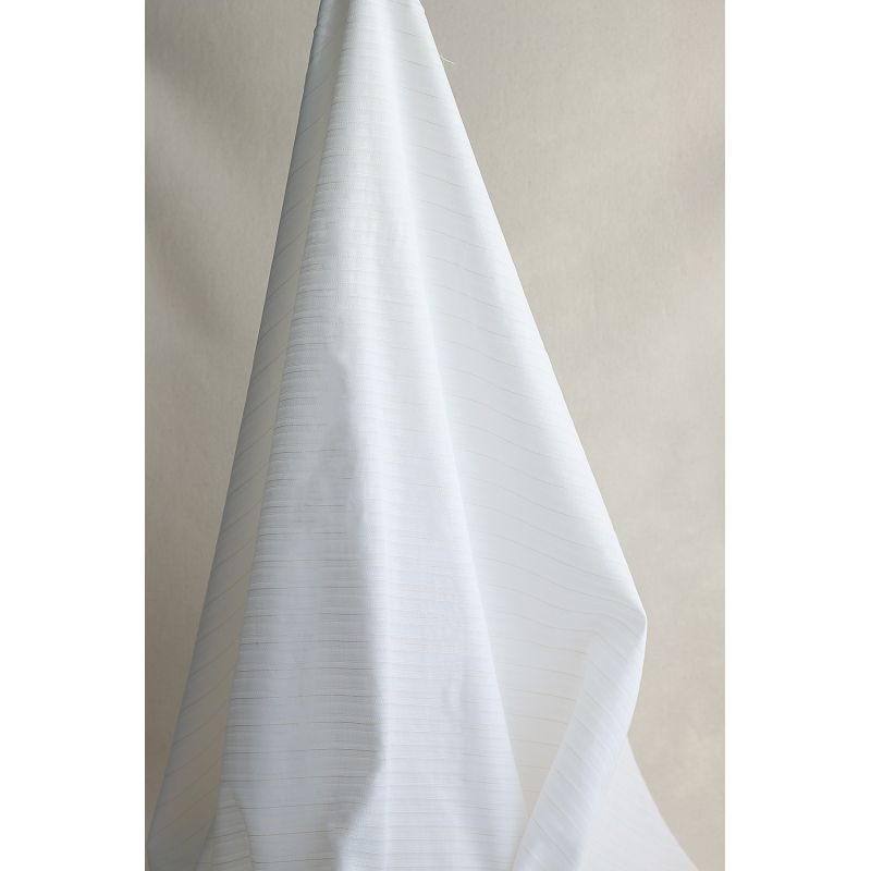 Tissu coton texturé / jacquard lurex métallisé doré