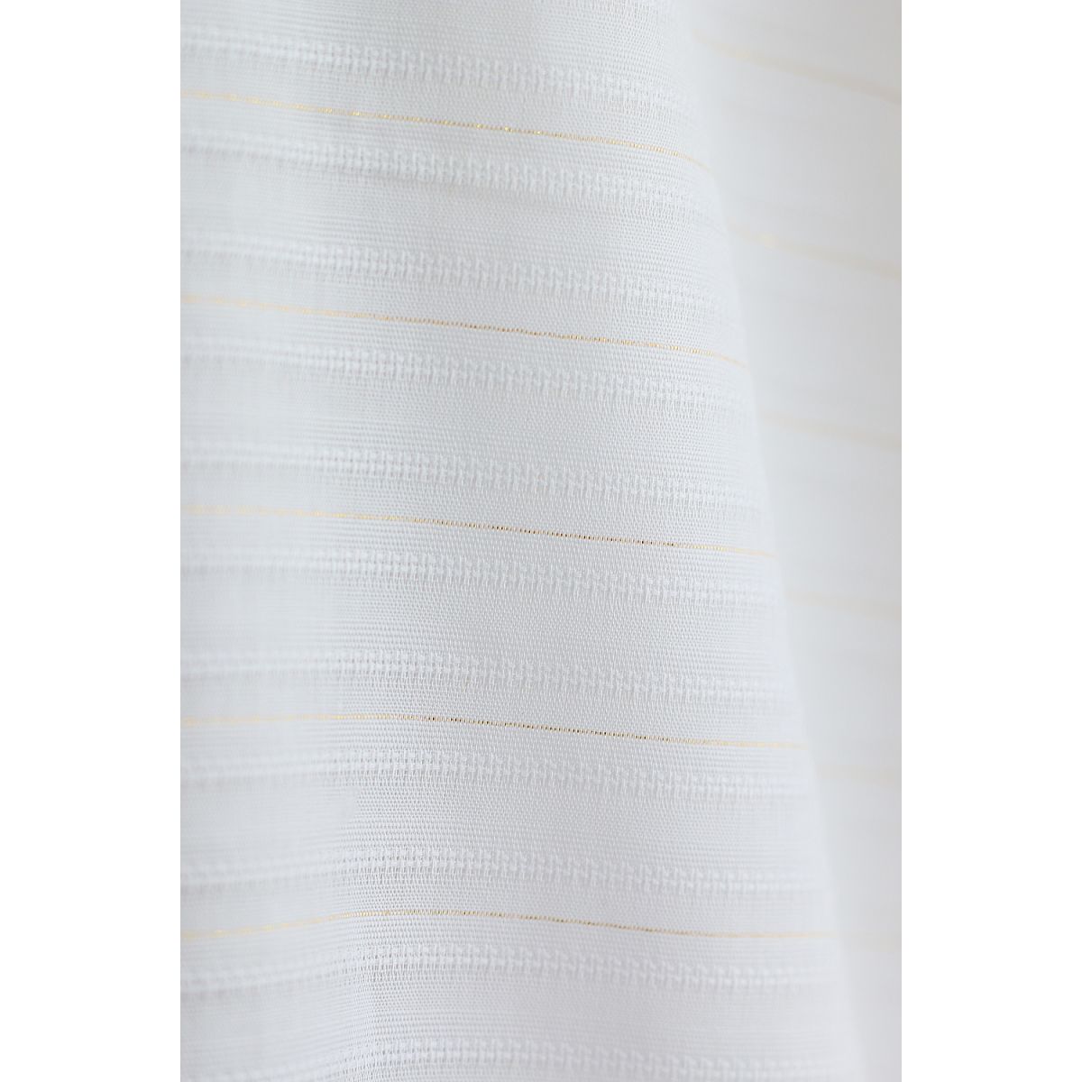 Tissu coton texturé / jacquard lurex métallisé doré