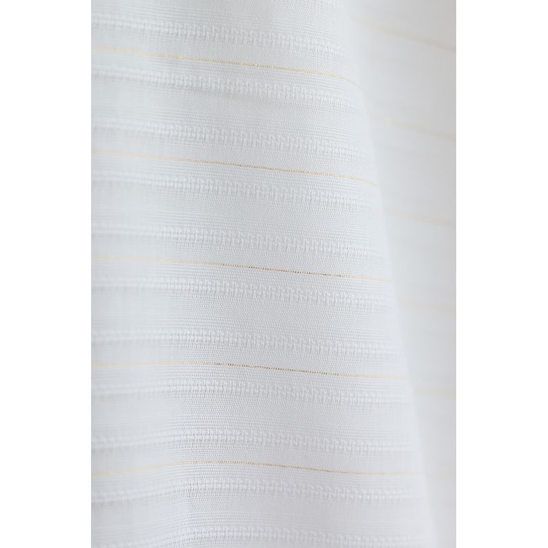 Tissu coton texturé / jacquard lurex métallisé doré