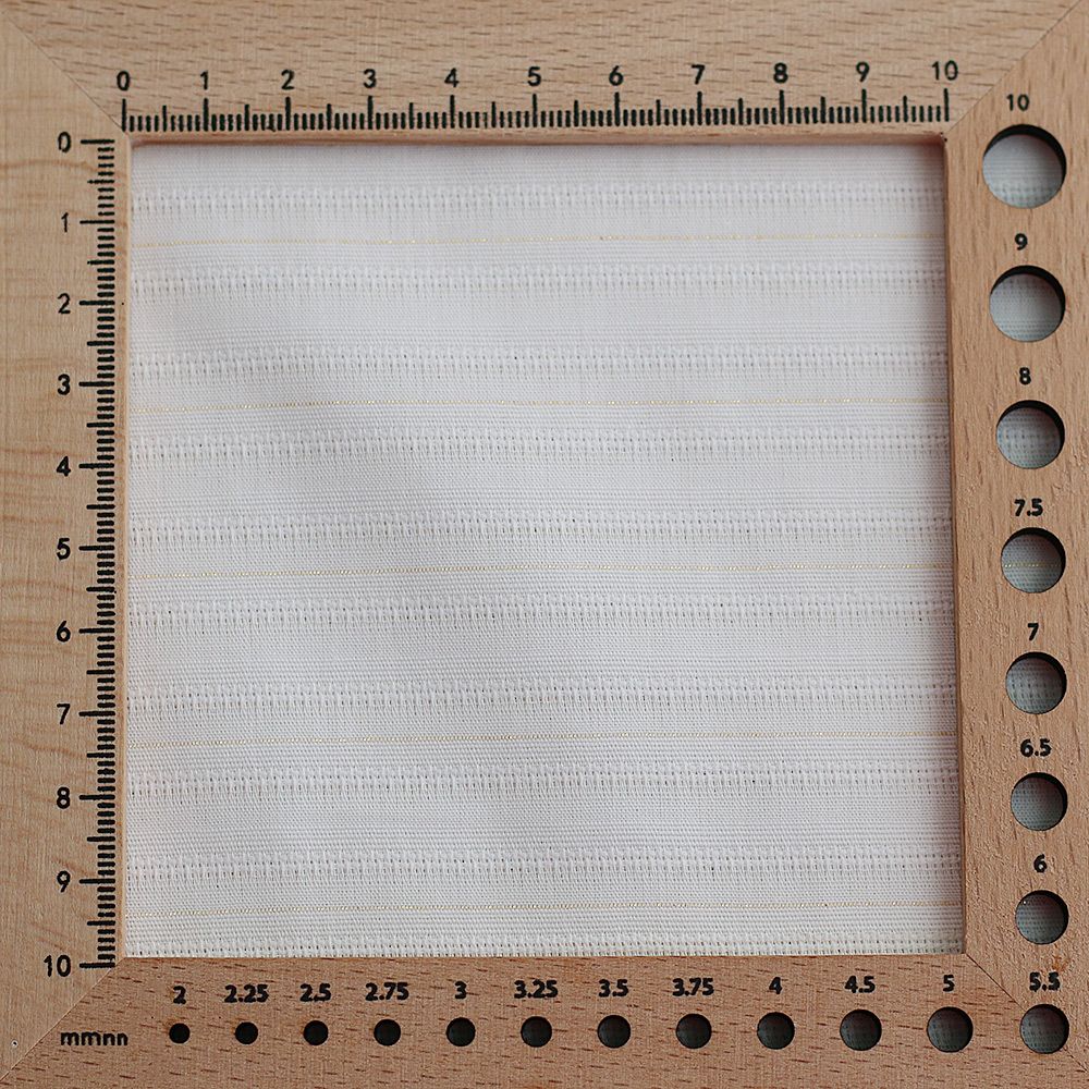 Tissu coton texturé / jacquard lurex métallisé doré