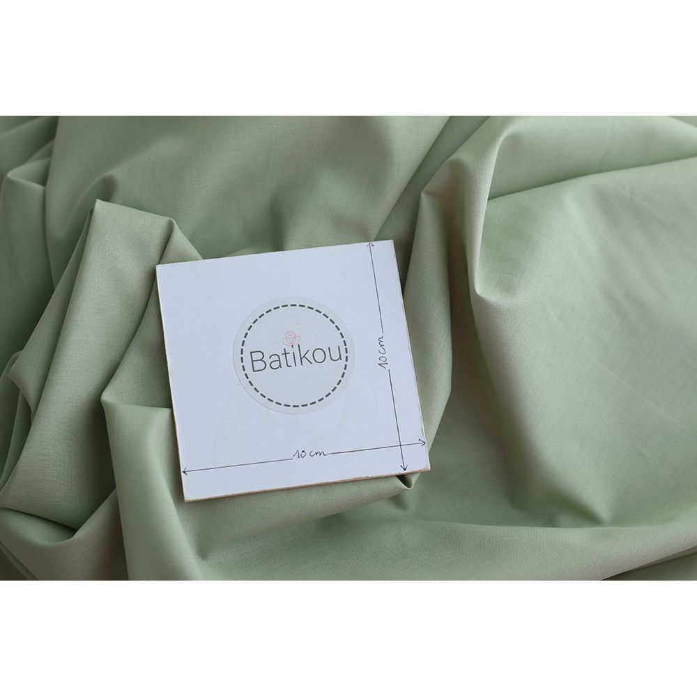 copy of Voile de coton organique uni coloris vieux rose