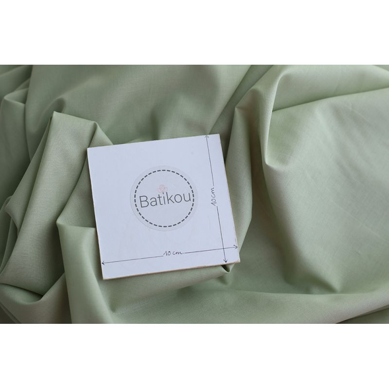 copy of Voile de coton organique uni coloris vieux rose