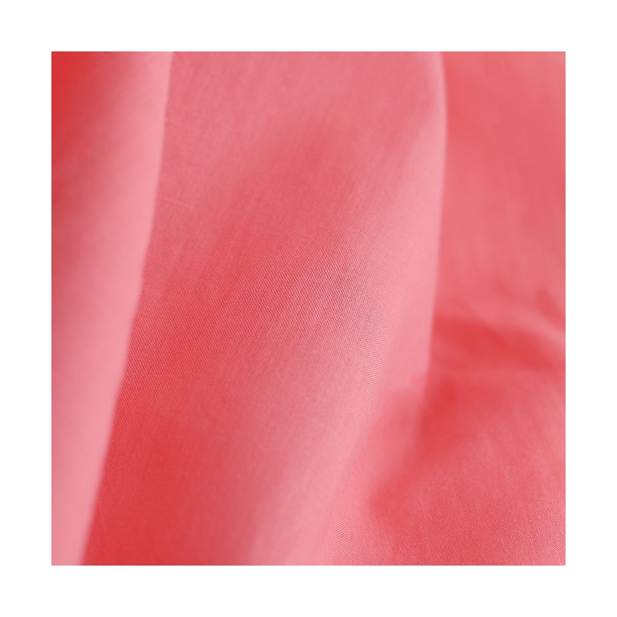 Voile de coton organique uni coloris pêche melba Voile de coton organique uni coloris pêche melba
