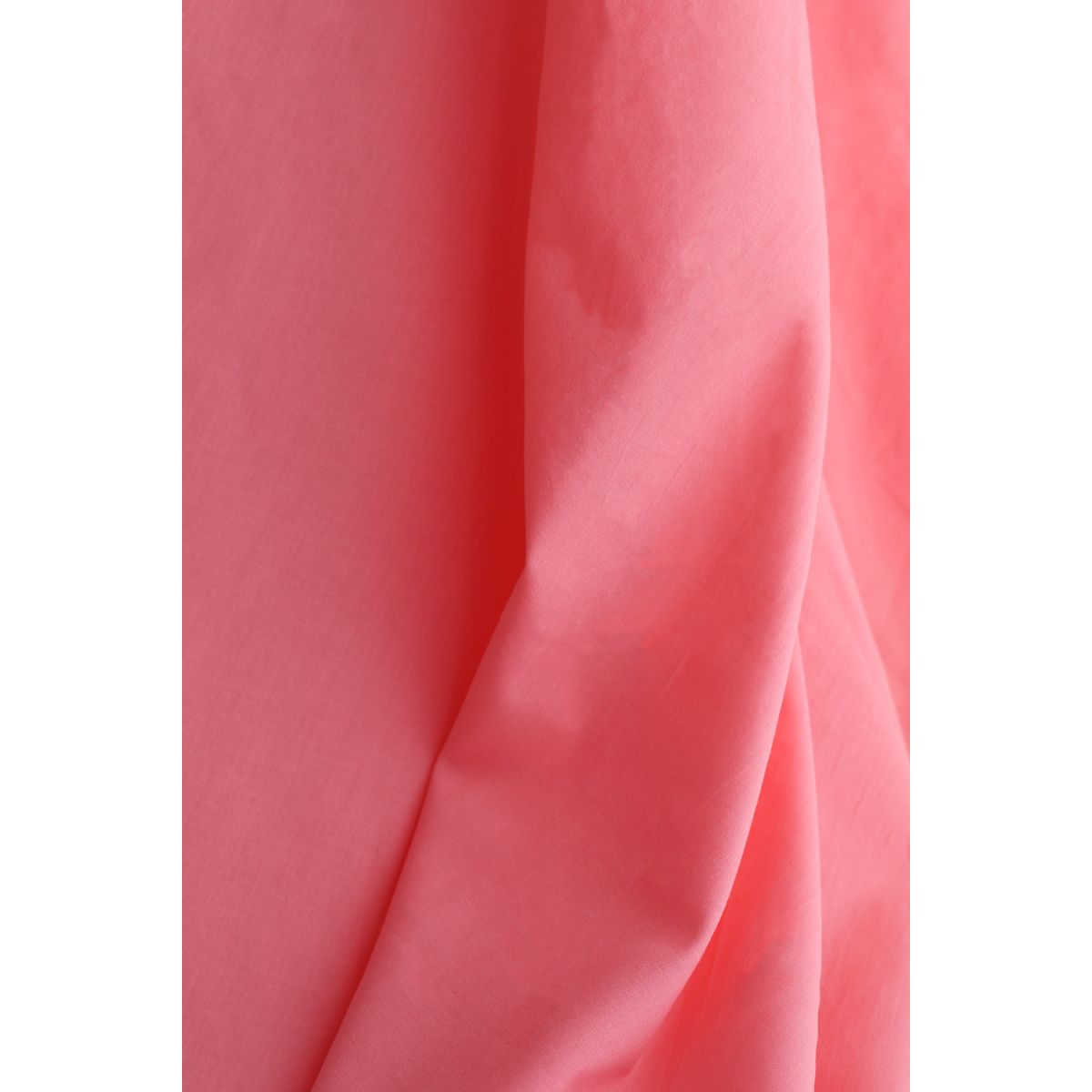 Voile de coton organique uni coloris pêche melba Voile de coton organique uni coloris pêche melba